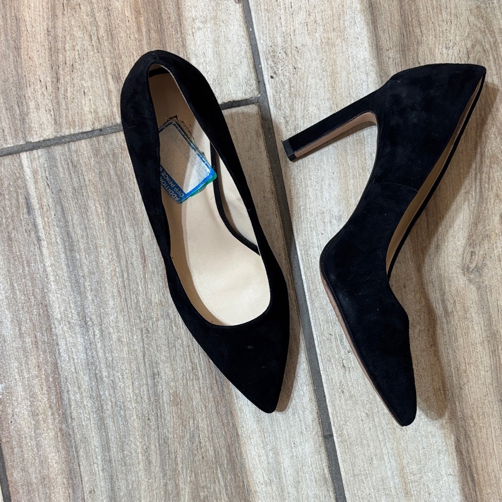 Enzo Angiolini Elegant Black Suede Heels
